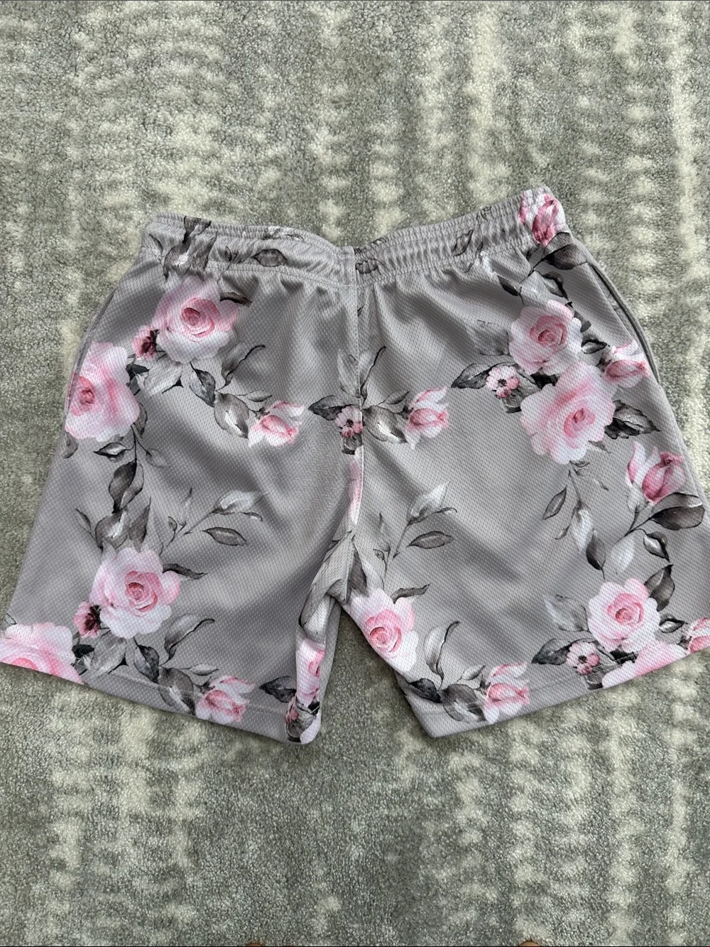 DRIP Rose Garden Print Mesh Shorts YM